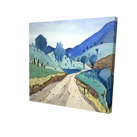 FONDO 32 x 32 in. Tuscany Trail-Print on Canvas FO2790082